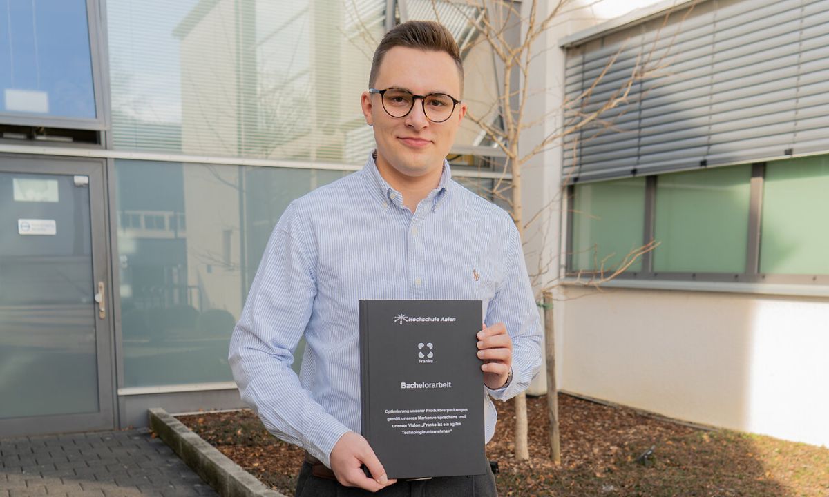 Absolvent bei der Franke GmbH