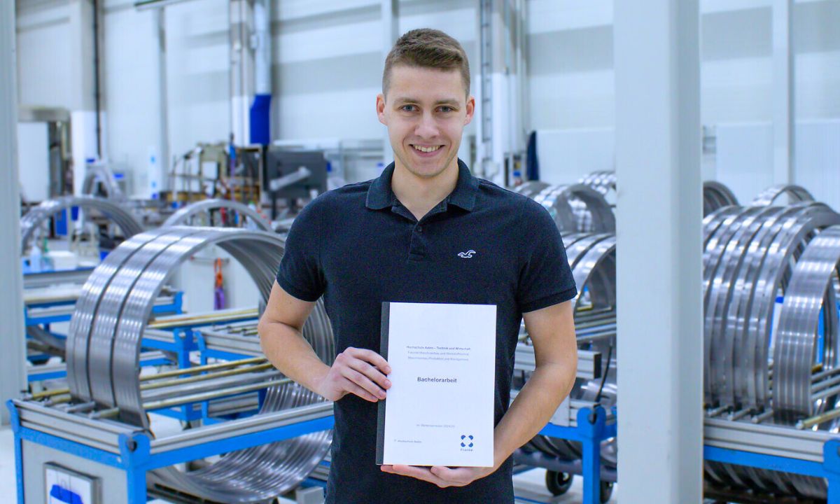 Absolvent bei der Franke GmbH