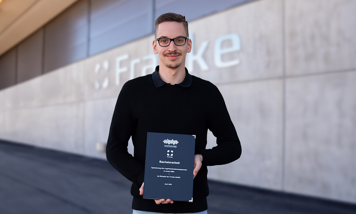 Absolvent bei der Franke GmbH