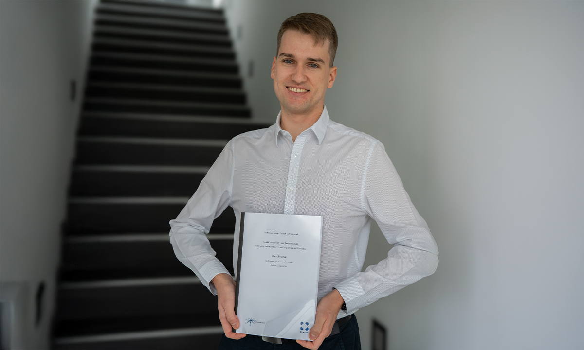 Absolvent bei der Franke GmbH