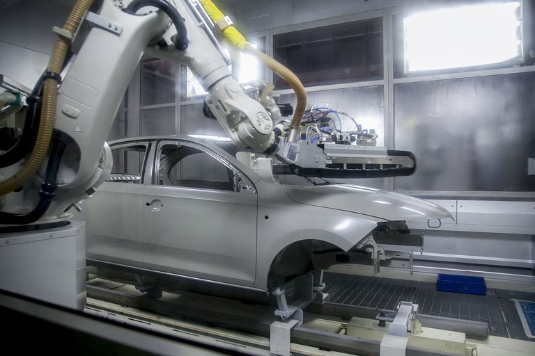 Linearschienen und Linearführungen in einem Roboter