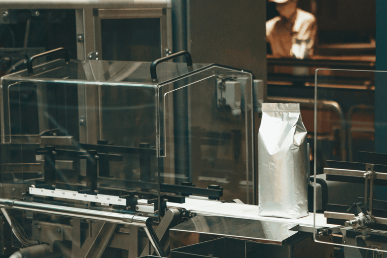 Linear guides in the packaging sector: flow wrap packaging