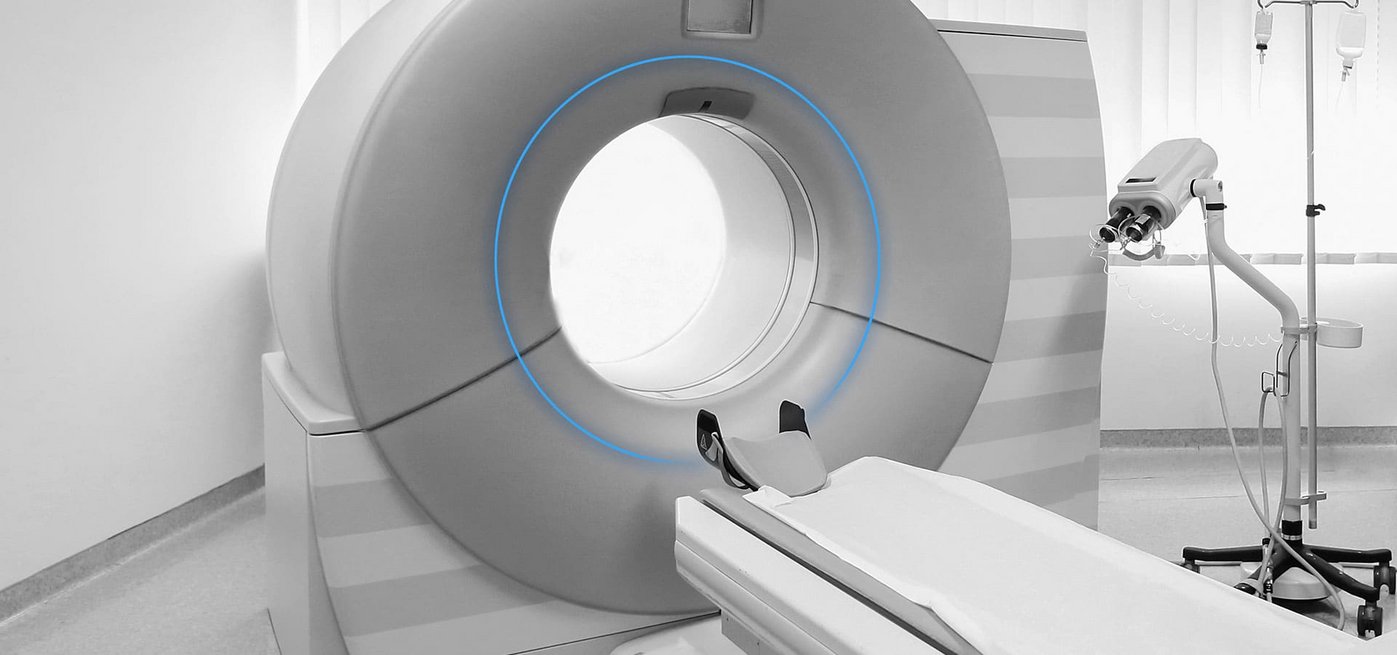 Wälzlager als Hauptlager des Computertomographen. Wälzlager als Hauptlager des Computertomographen.