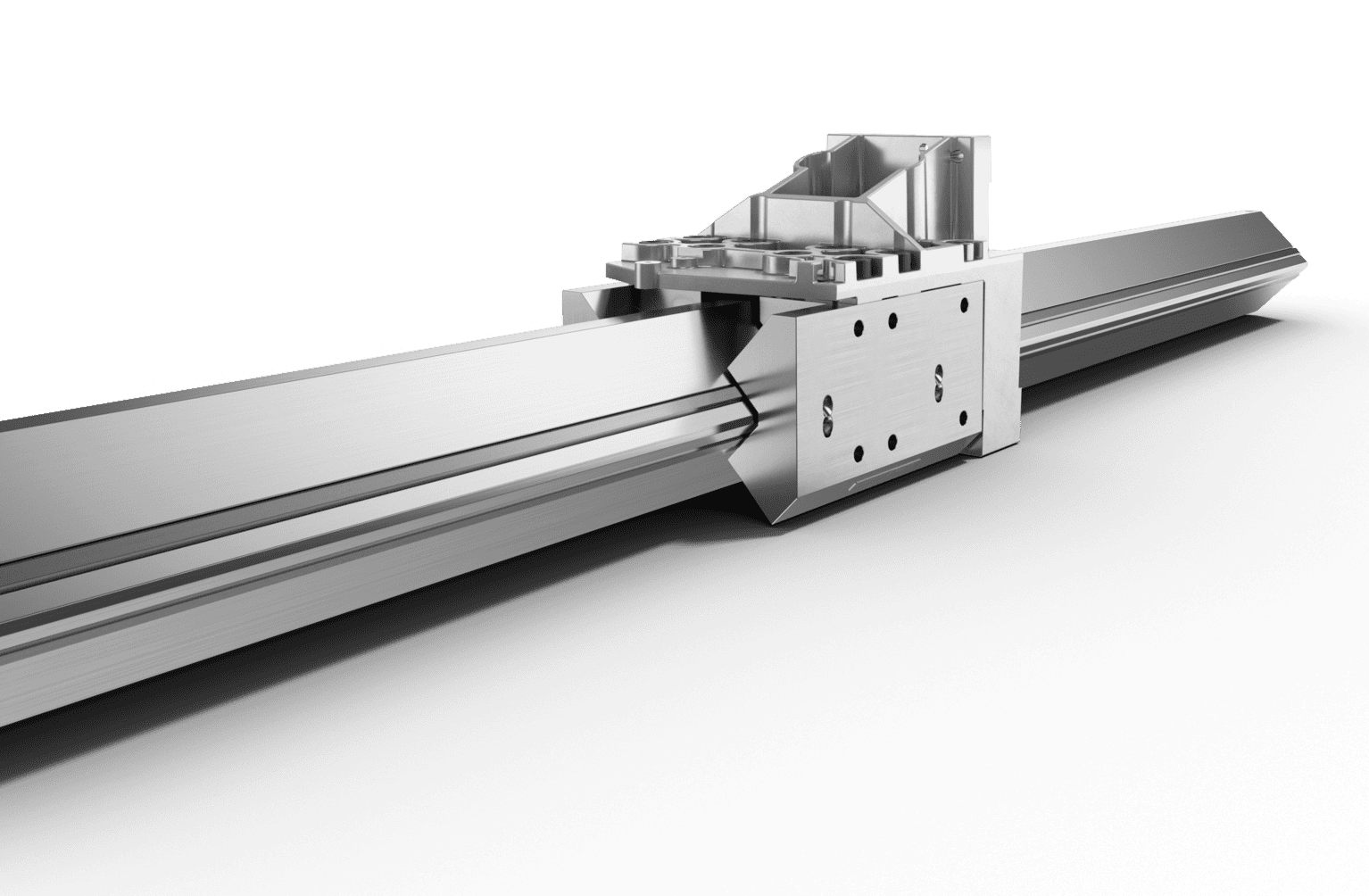 Linear guide with individual cassette shape