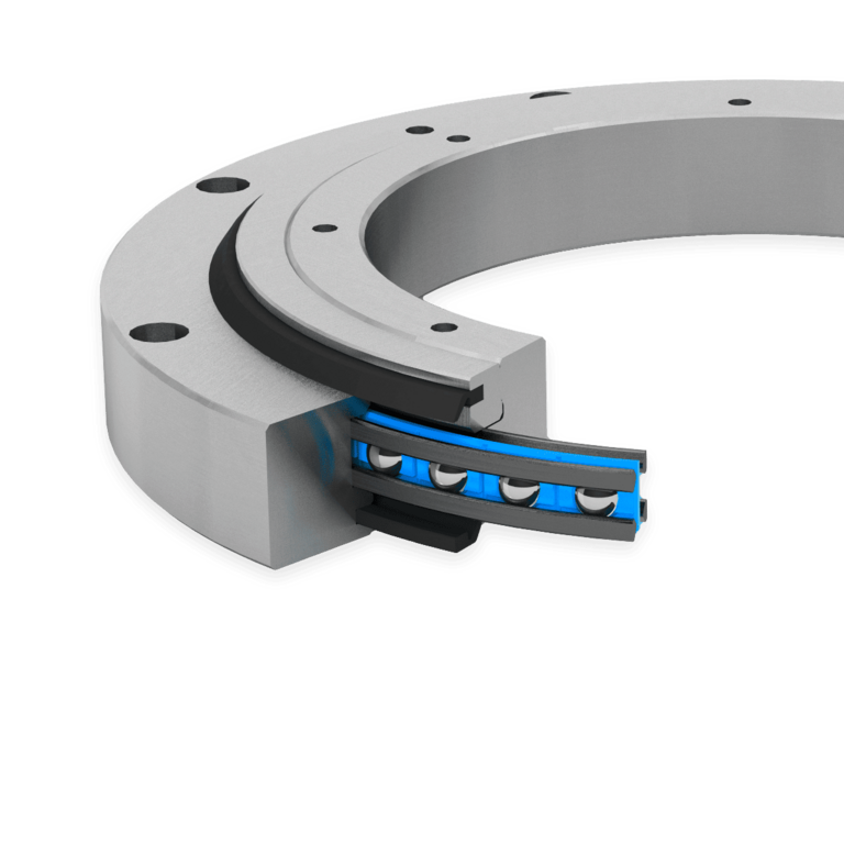 Franke slewing ring of the LVA series for compact machines
