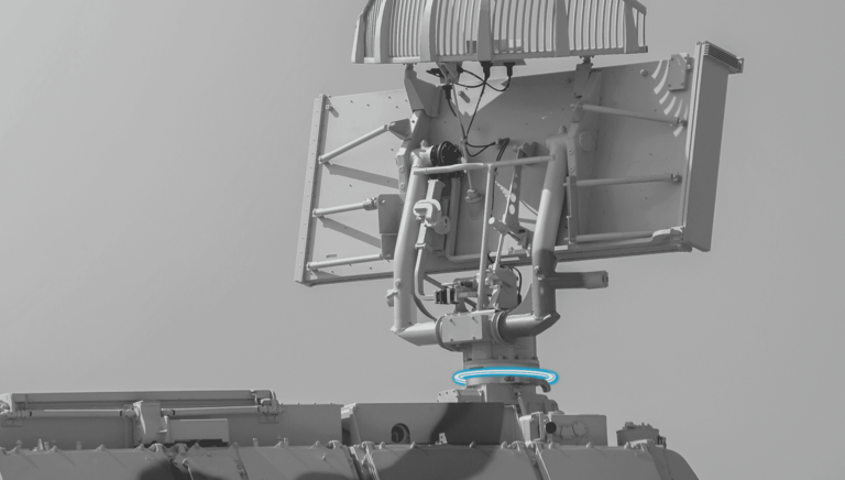 Exemple d'application roulement : antenne sur véhicule