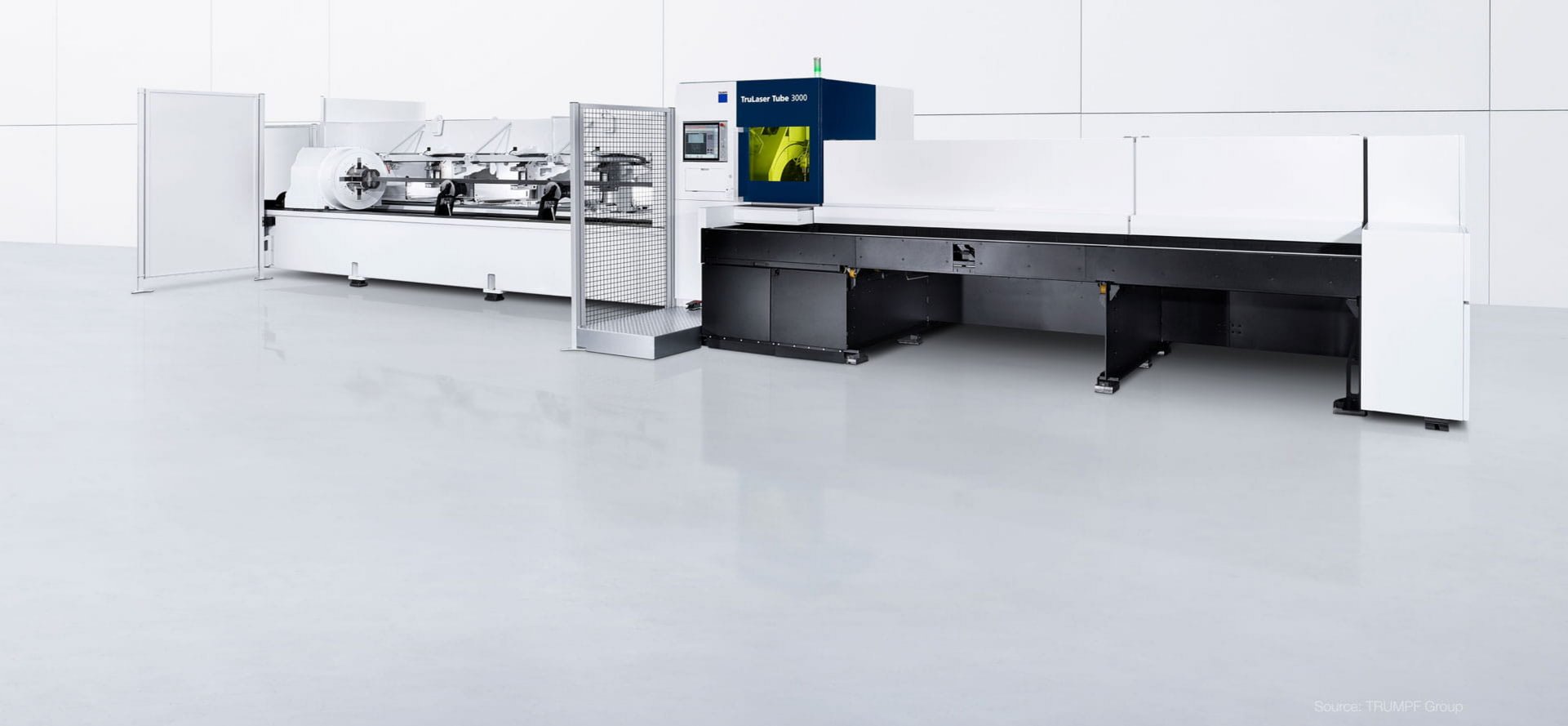 Laser-Rohrbearbeitung mit Franke Wälzlager bei TRUMPF