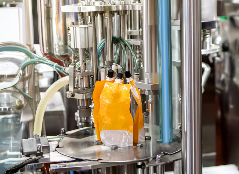 Linearführung für die Dosiereinheit einer Verpackungsmaschine