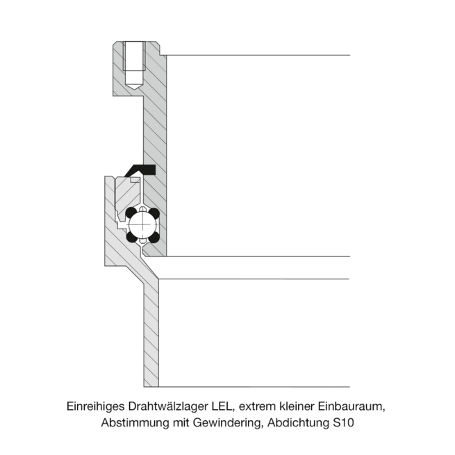 Konstruktionsbeispiel Wälzlager