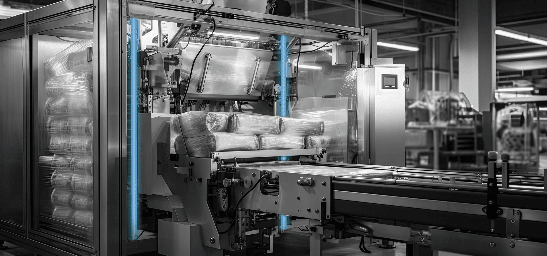 Endverpackungsmaschine mit Franke Linearführung