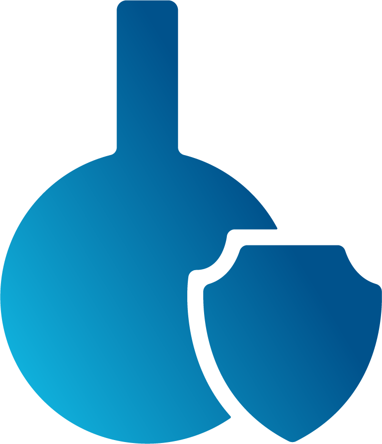 Symbol für Chemikalienbeständigkeit