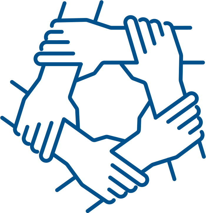 Symbol für Zusammenarbeit im Team