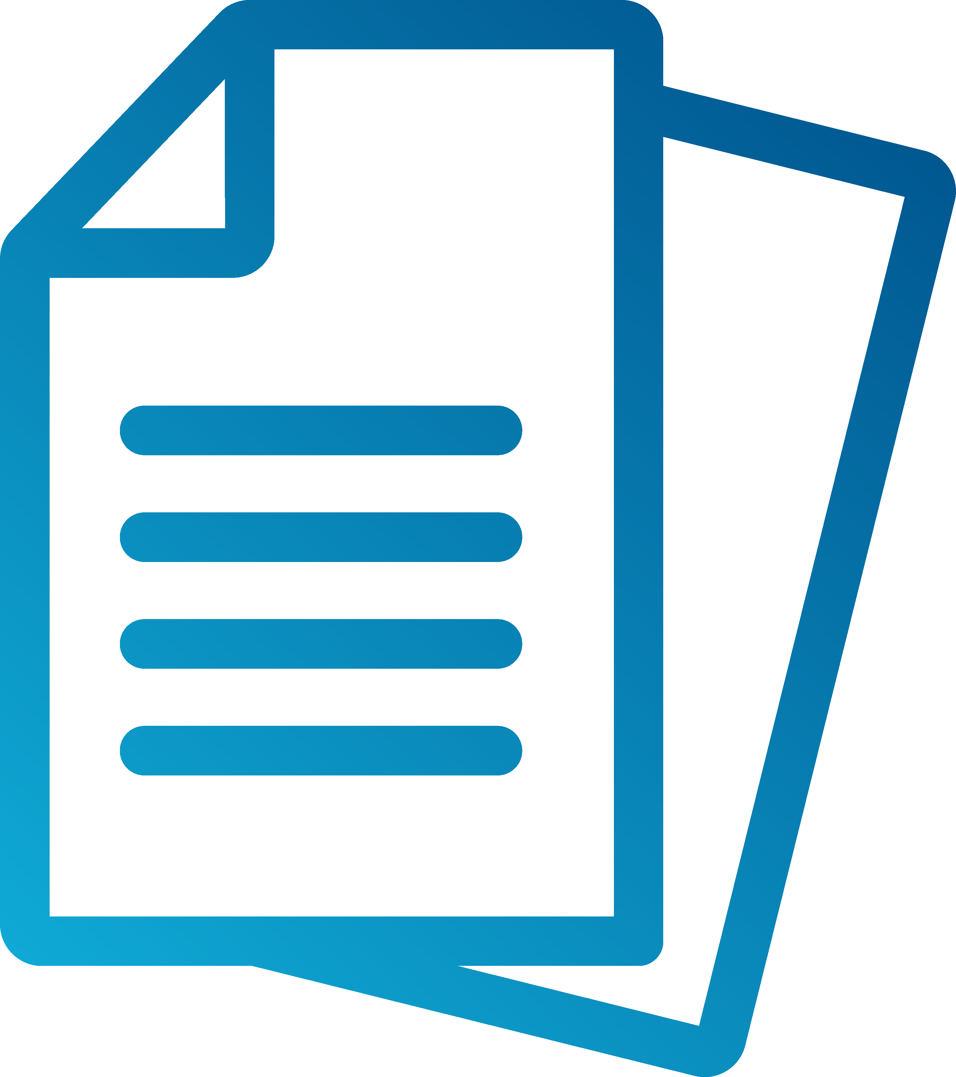 Symbol für Bewerbungsunterlagen