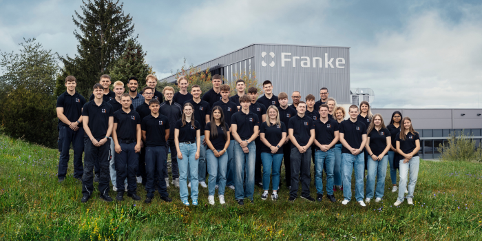 Auszubildende bei Franke