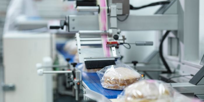 Cake Pusher einer Verpackungsanlage mit Franke Linearführung
