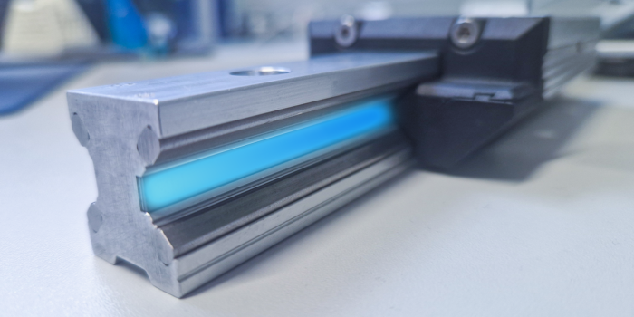 Schiene des induktiven Franke Messsystems