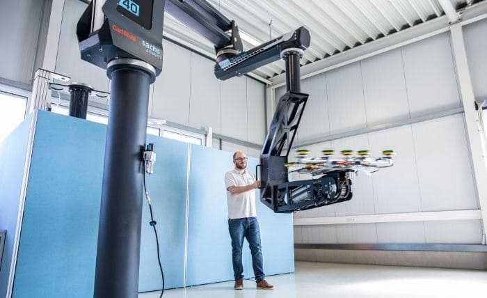 Handlingsystem von Sachs Products mit Franke Drehverbindung